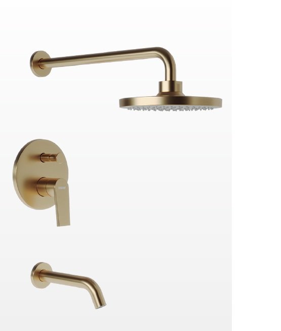 ZAFIRO JGO BAÑERA Y DUCHA ORO 12/1042.DO
